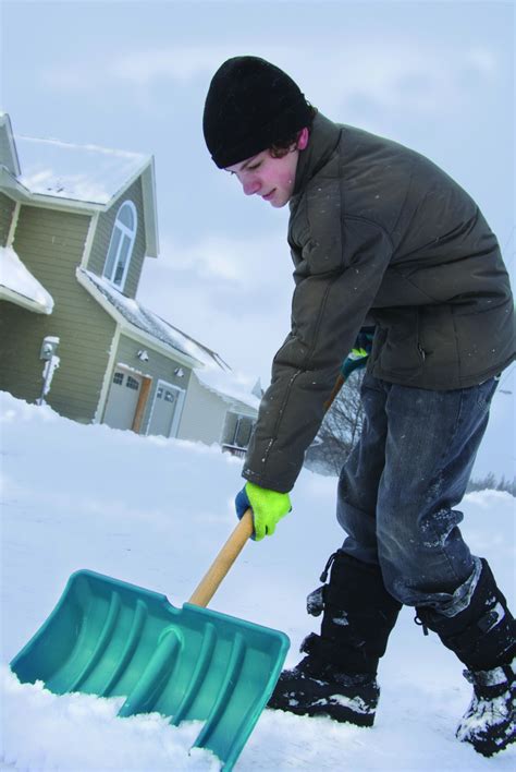 how to clean up snow